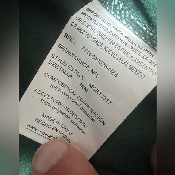 Green Bay Packers NFL Full Zip Jacket Mens Medium NO FLAWS - Picture 5 of 6